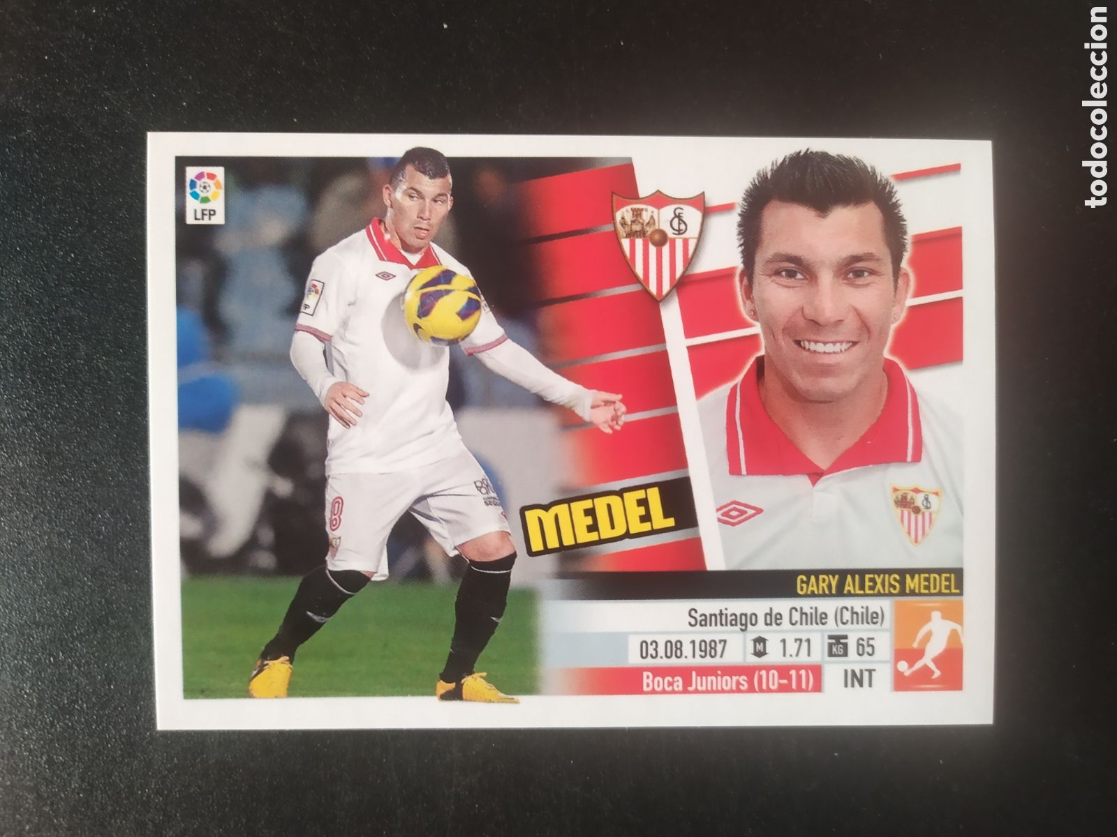 Football Stickers: Liga este 2013 2014 13 14 panini Medel n&ordm; 8 Sevilla