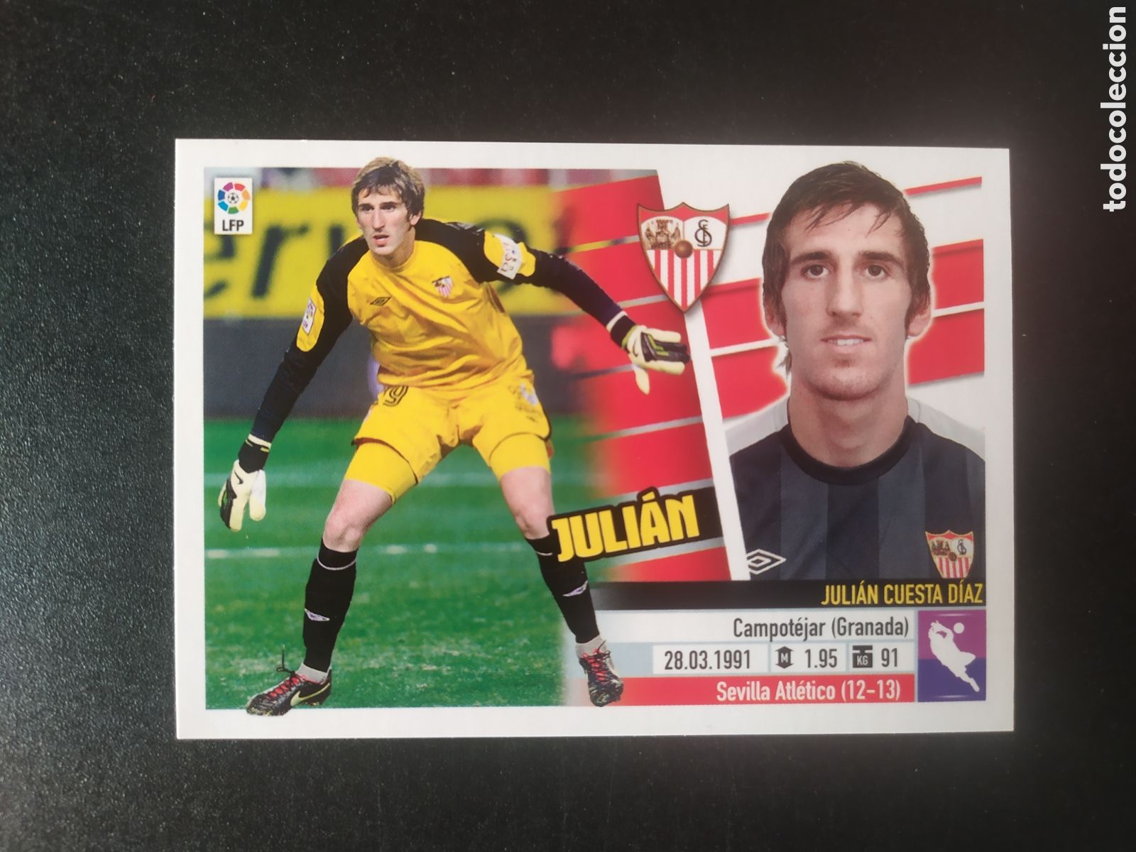 Football Stickers: Liga este 2013 2014 13 14 panini Juli&aacute;n n&ordm; 2 Sevilla