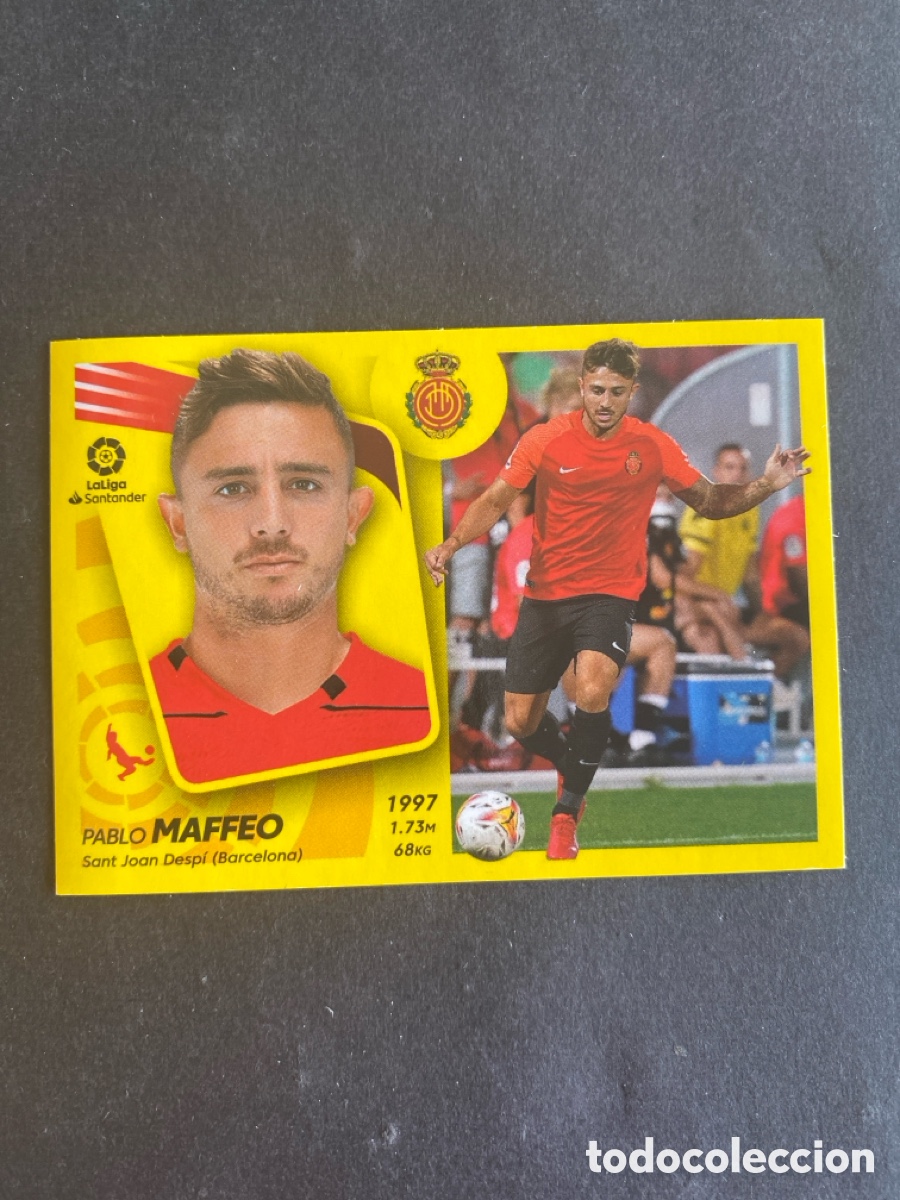 Cromos de f&uacute;tbol: Cromo liga 21/22 Mallorca N* 7 &uacute;ltimos fichajes