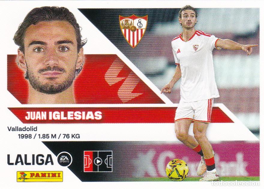 Cromos de f&uacute;tbol: ESTE 2026-27 * IGLESIAS * N&ordm; 6BIS - 2&ordf; EDICI&Oacute;N COLOCA DEL SEVILLA (NUEVO DE SOBRE) (A-20)
