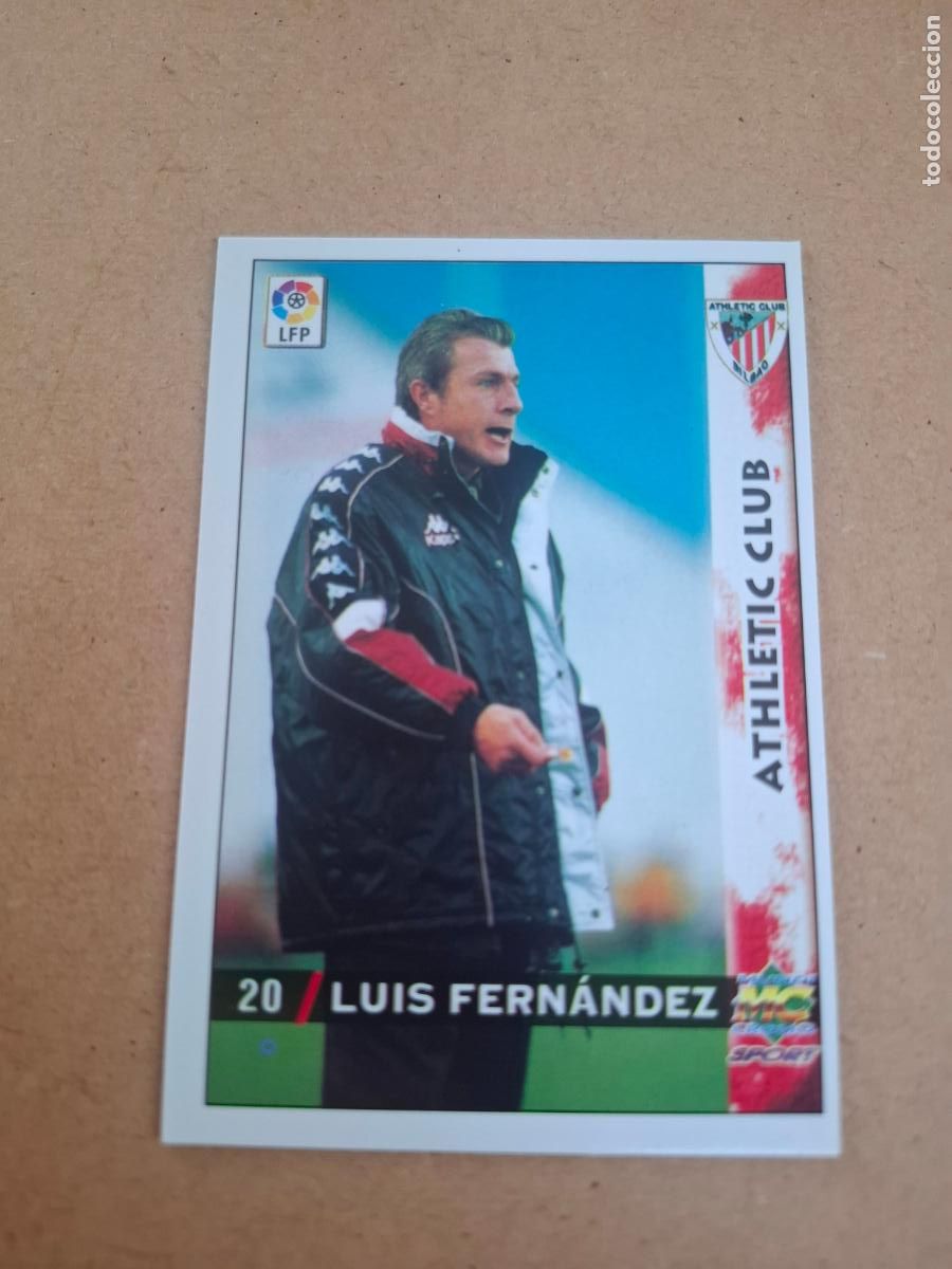 Cromos de f&uacute;tbol: MUNDICROMO 98 99 1998 1999 - 20 LUIS FERN&Aacute;NDEZ - ATHLETIC CLUB