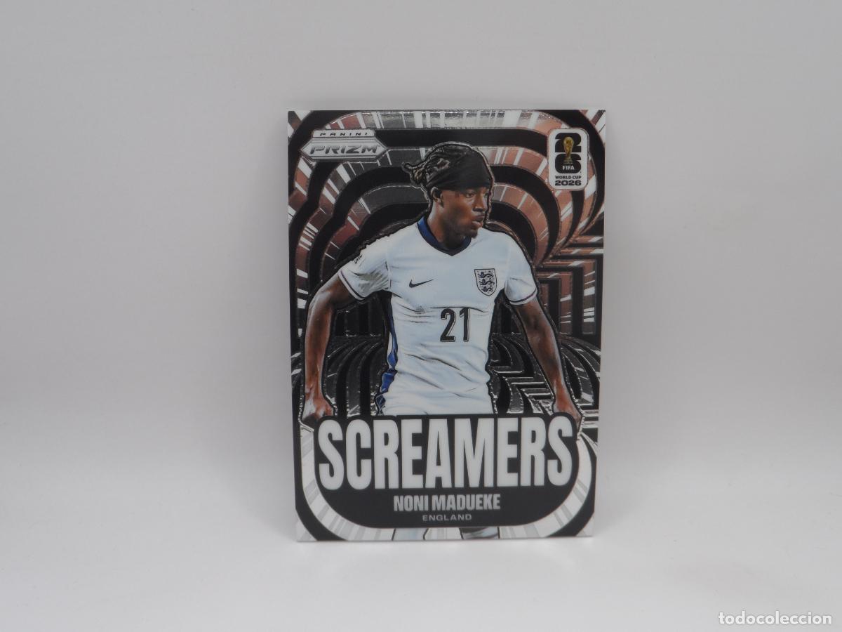 Cromos de f&uacute;tbol: 22 NONI MADUEKE INGLATERRA SCREAMERS PANINI PRIZM WORLD CUP 2026