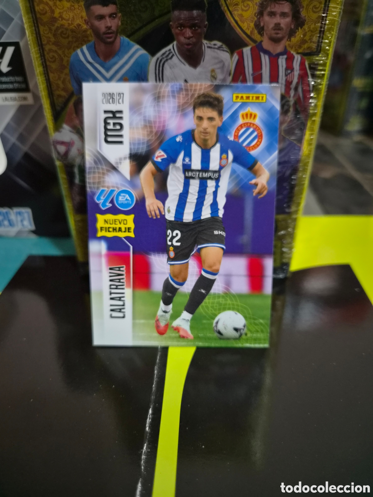 Cromos de f&uacute;tbol: N&deg;454 Nuevo Fichaje Calatrava Megacracks 26/27
