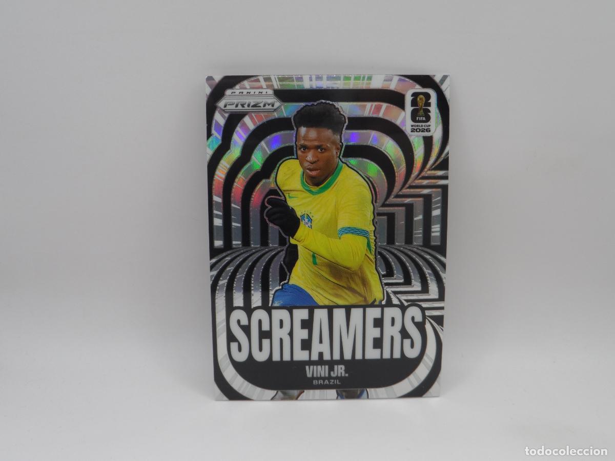 Cromos de f&uacute;tbol: 10 VINICIUS JR BRASIL SCREAMERS PANINI PRIZM WORLD CUP 2026