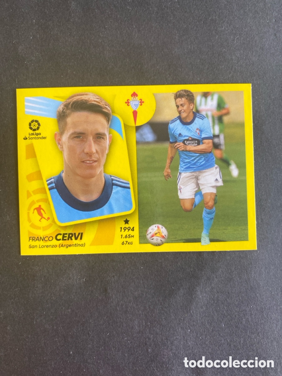 Cromos de f&uacute;tbol: Cromo liga 21/22 Celta N* 11 &uacute;ltimos fichajes