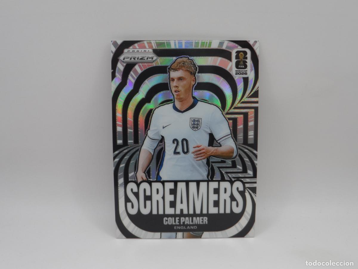 Cromos de f&uacute;tbol: 9 COLE PALMER INGLATERRA SCREAMERS PANINI PRIZM WORLD CUP 2026
