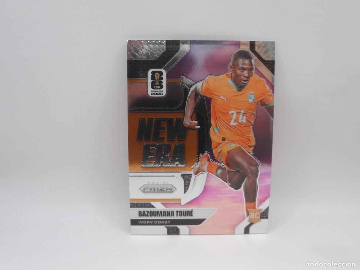 Cromos de f&uacute;tbol: 10 BAZOUMANA TOURE COSTA DE MARFIL NEW ERA PANINI PRIZM WORLD CUP 2026