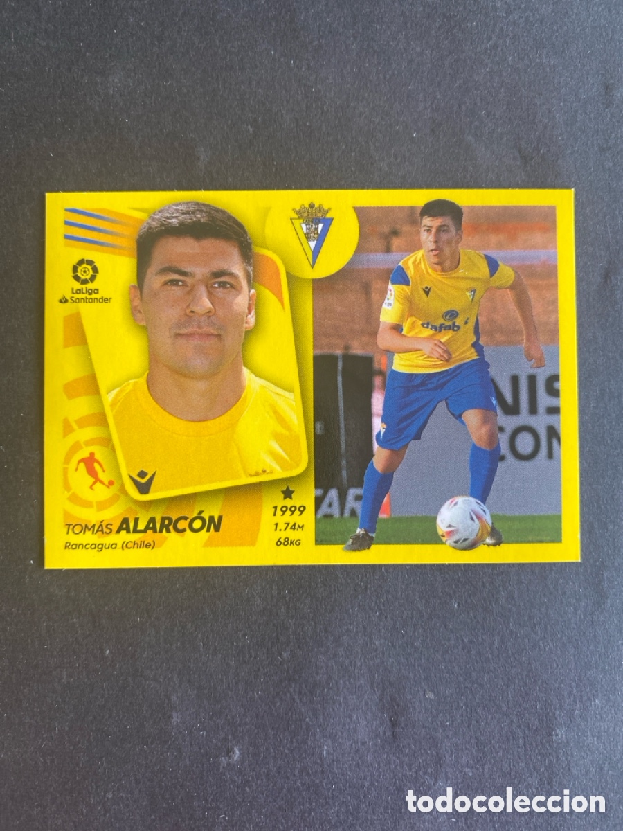 Cromos de f&uacute;tbol: Cromo liga 21/22 C&aacute;diz N* 10 &uacute;ltimos fichajes
