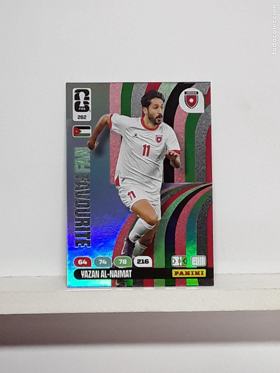 Cromos de f&uacute;tbol: ADRENALYN MUNDIAL 2026 WORLD CUP 26 ALBUM PANINI N 262 JORDANIA
