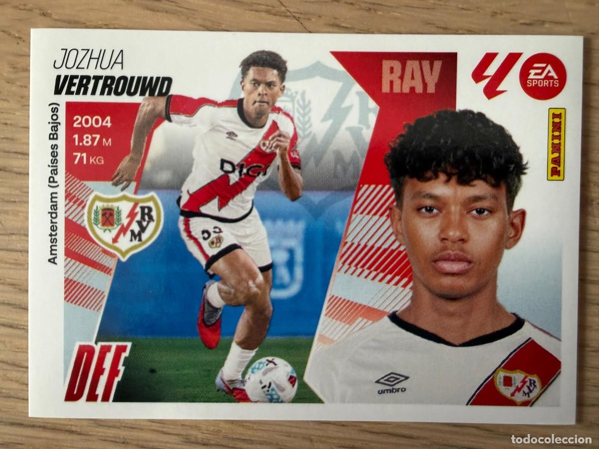 Cromos de f&uacute;tbol: 8 BIS VERTROUWD COLOCA RAYO VALLECANO 25 26 2025 2026 LIGA EA SPORTS COLECCIONES ESTE SIN PEGAR
