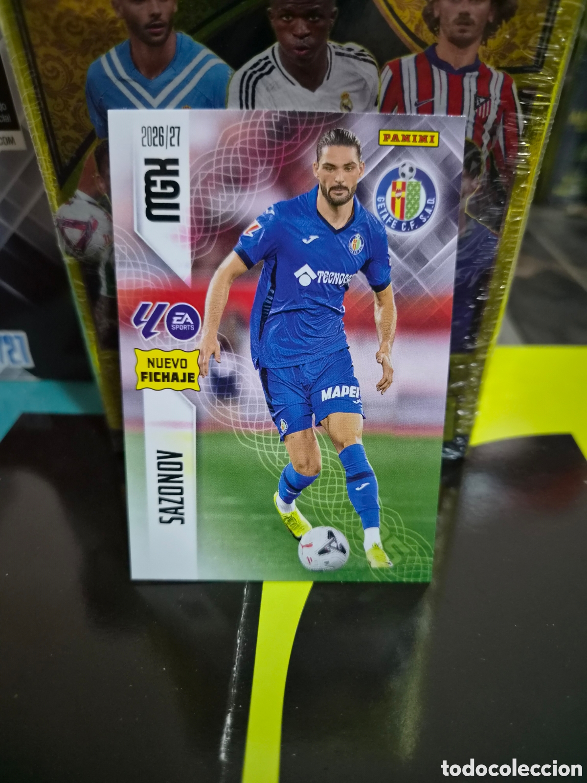 Cromos de f&uacute;tbol: N&deg;457 Nuevo Fichaje Sazonov Megacracks 26/27