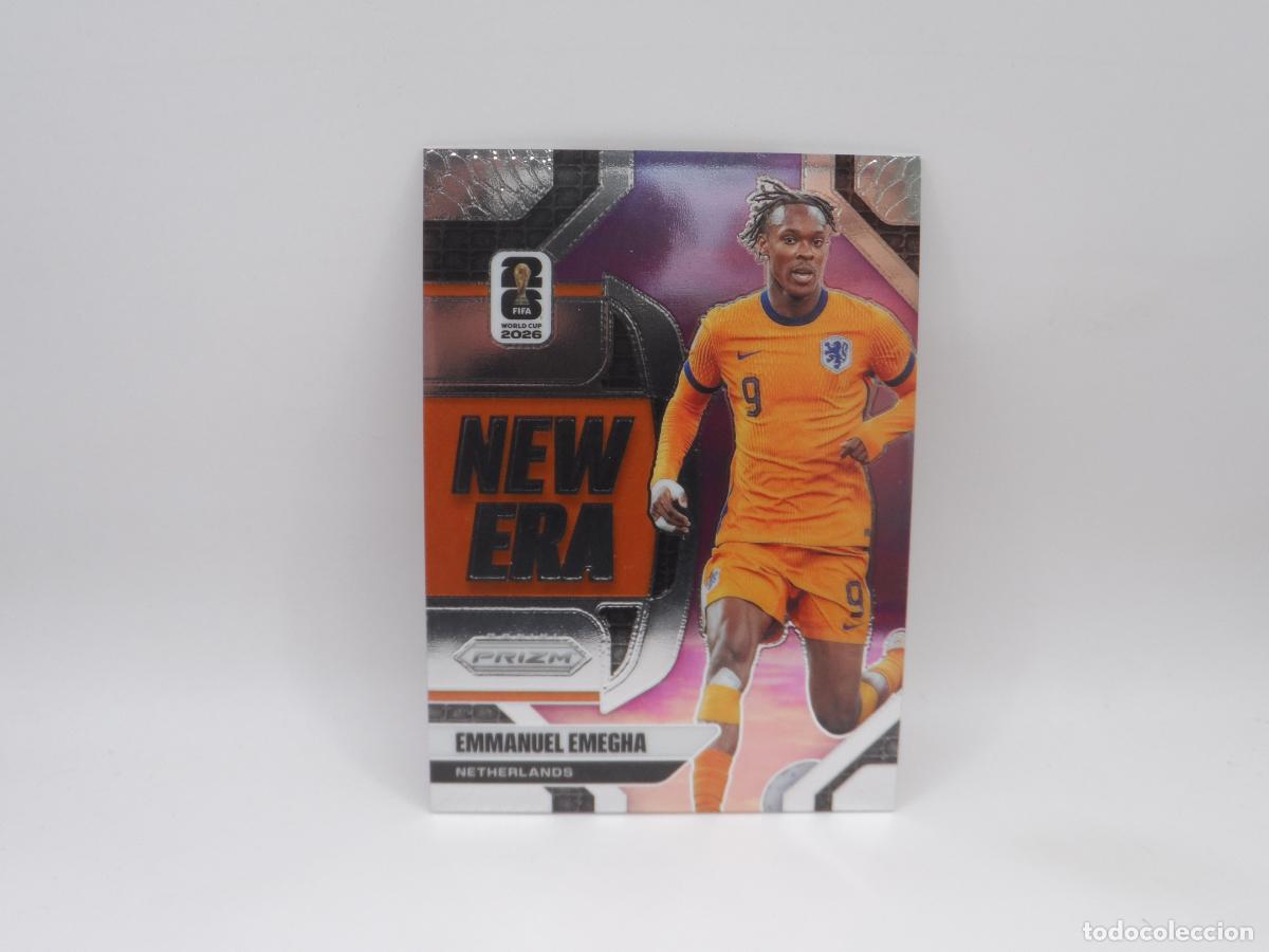 Cromos de f&uacute;tbol: 23 EMMANUEL EMEGHA NETHERLANDS NEW ERA PANINI PRIZM WORLD CUP 2026