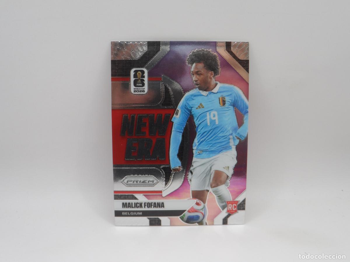 Cromos de f&uacute;tbol: 2 MALICK FOFANA BELGICA NEW ERA PANINI PRIZM WORLD CUP 2026