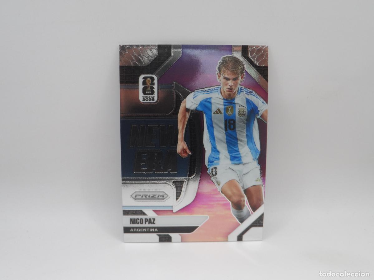 Cromos de f&uacute;tbol: 7 NICO PAZ NEW ERA ARGENTINA PANINI PRIZM WORLD CUP 2026