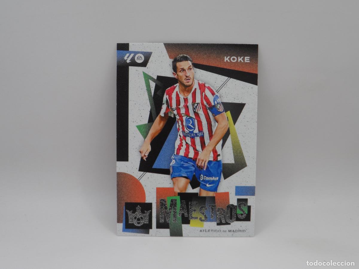Cromos de f&uacute;tbol: 2 KOKE ATLETICO DE MADRID MAESTREOS PANINI PITCH KINGS 2025 2026 25 26
