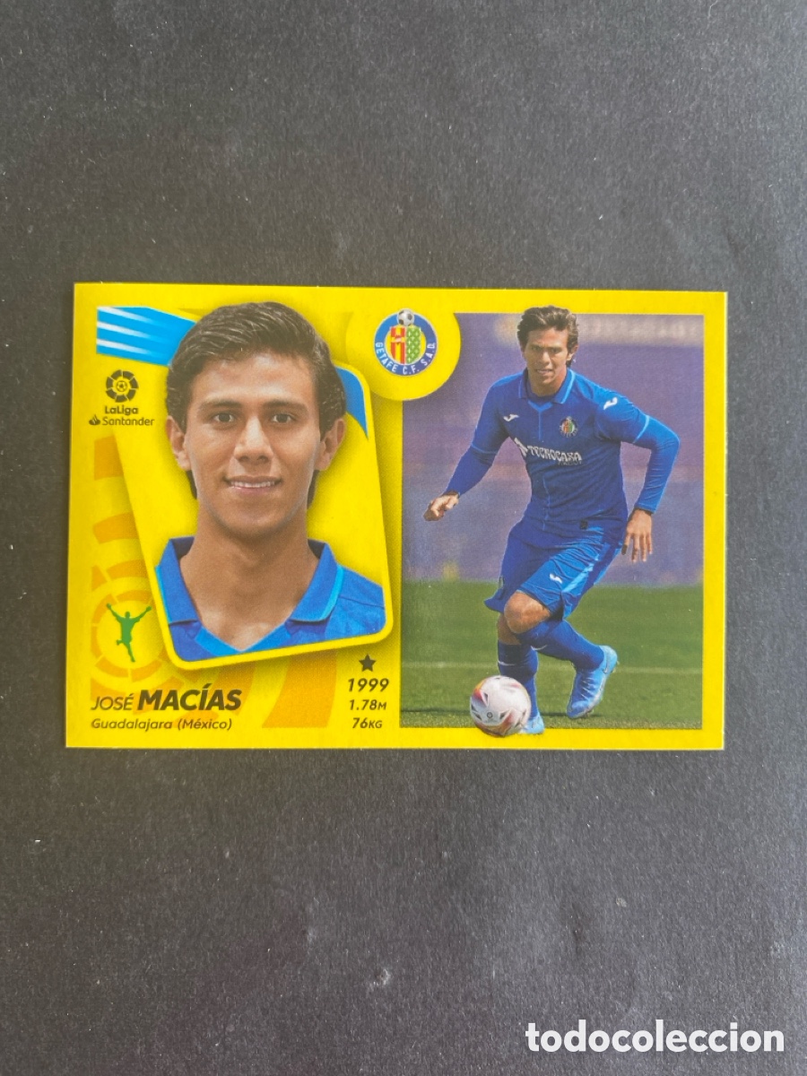 Cromos de f&uacute;tbol: Cromo liga 21/22 Getafe N* 19 &uacute;ltimos fichajes