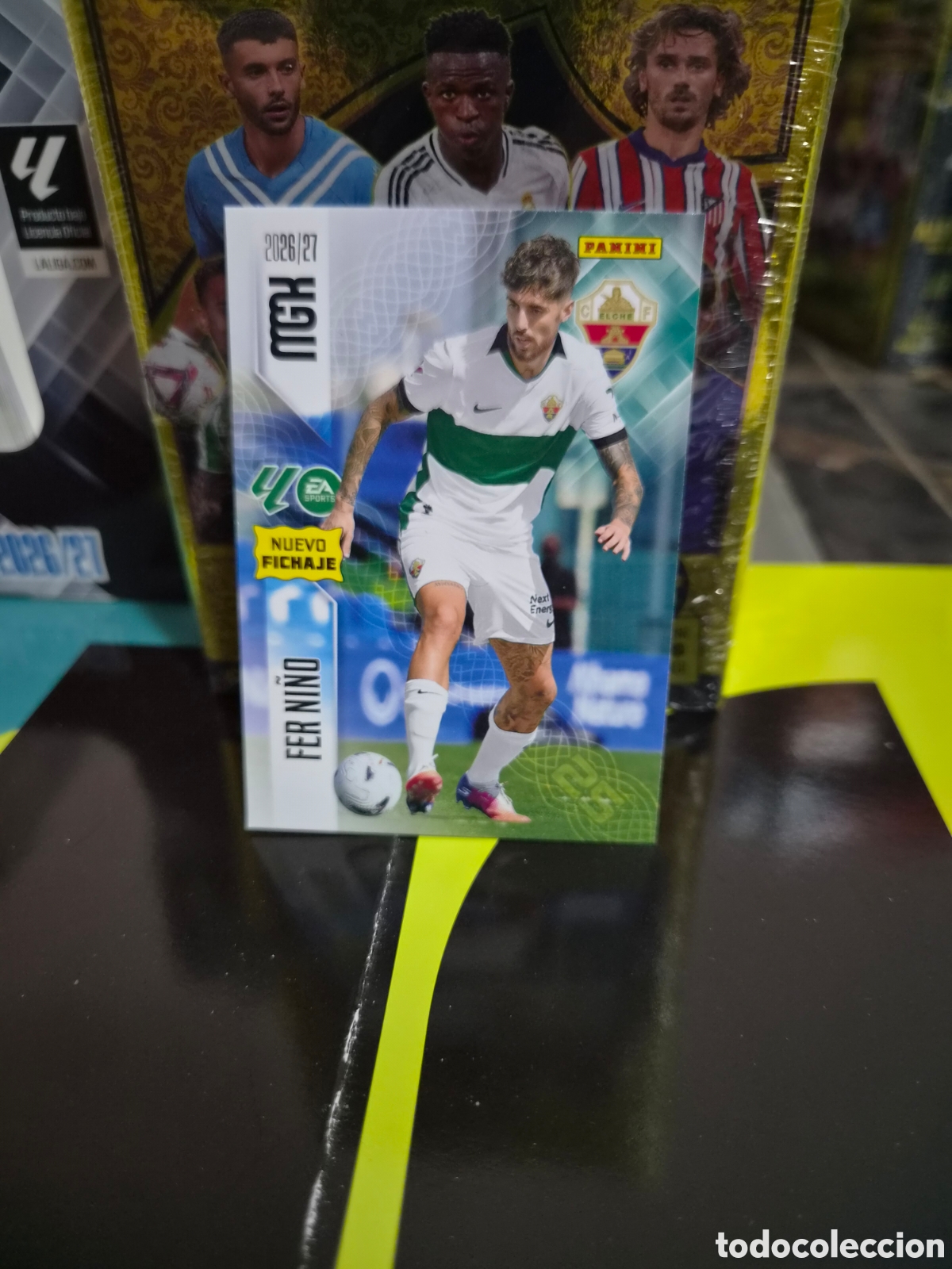 Cromos de f&uacute;tbol: N&deg;465 Nuevo Fichaje Fer Ni&ntilde;o Megacracks 26/27