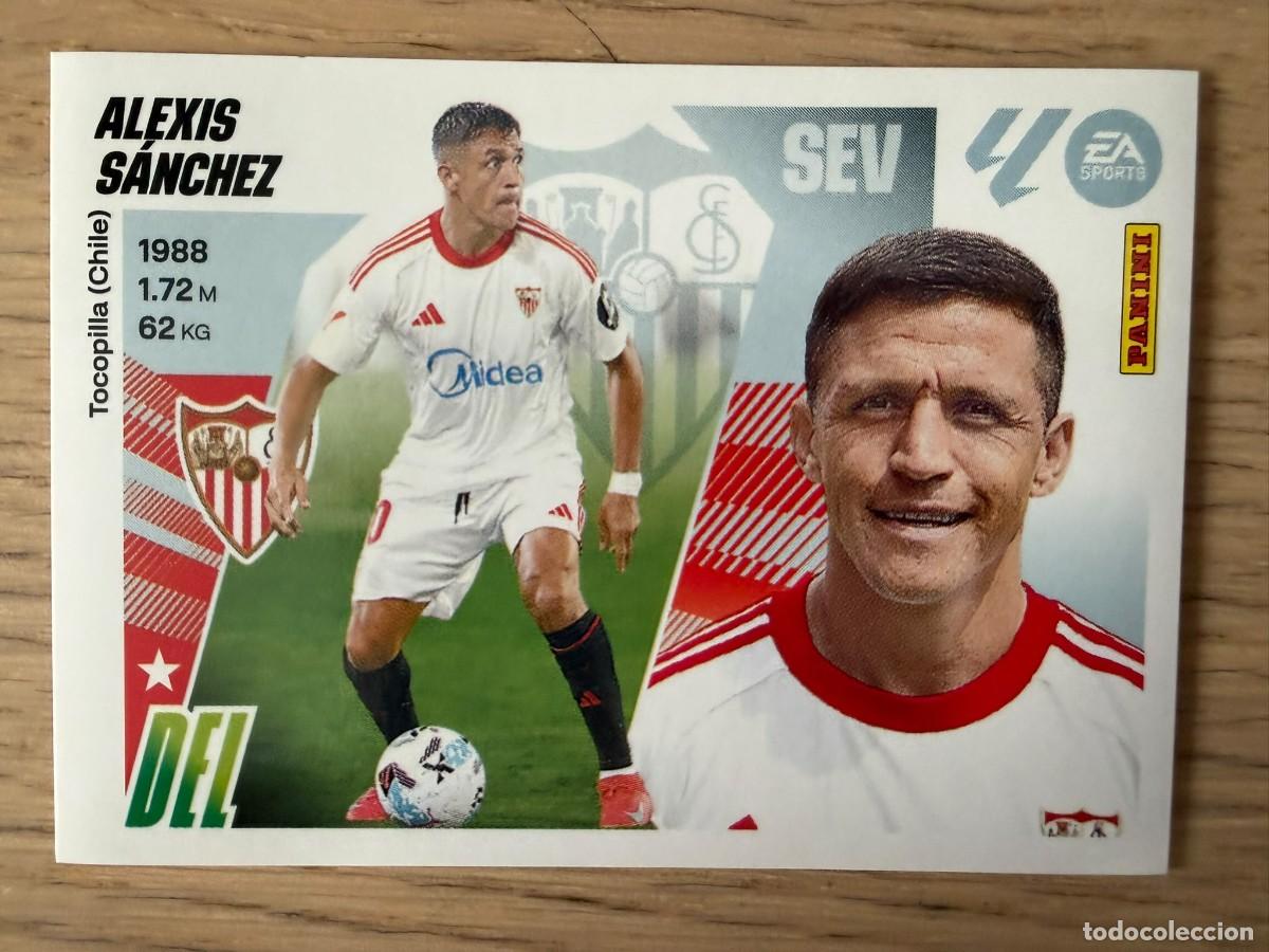 Cromos de f&uacute;tbol: 18 BIS ALEXIS SANCHEZ COLOCA SEVILLA 25 26 2025 2026 LIGA EA SPORTS COLECCIONES ESTE SIN PEGAR