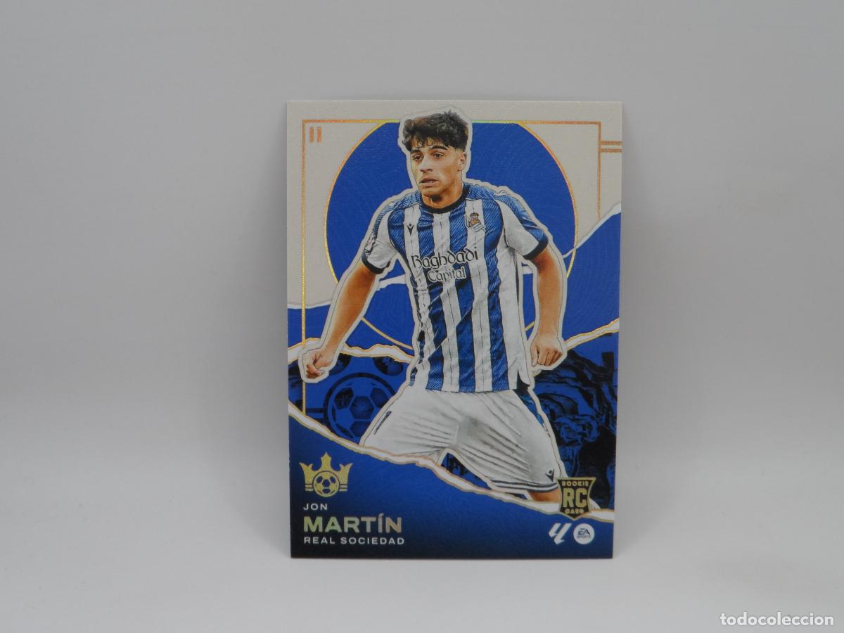 Cromos de f&uacute;tbol: 3 JON MARTIN ROOKIES II REAL SOCIEDAD ROOKIE PANINI PITCH KINGS 2025 2026 25 26
