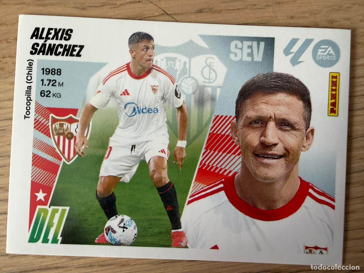 Cromos de f&uacute;tbol: 18 BIS ALEXIS SANCHEZ COLOCA SEVILLA 25 26 2025 2026 LIGA EA SPORTS COLECCIONES ESTE SIN PEGAR