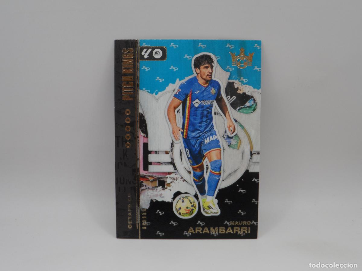 Cromos de f&uacute;tbol: 62 MAURO ARAMBARRI PARALELA AZUL GETAFE PANINI PITCH KINGS 2025 2026 25 26
