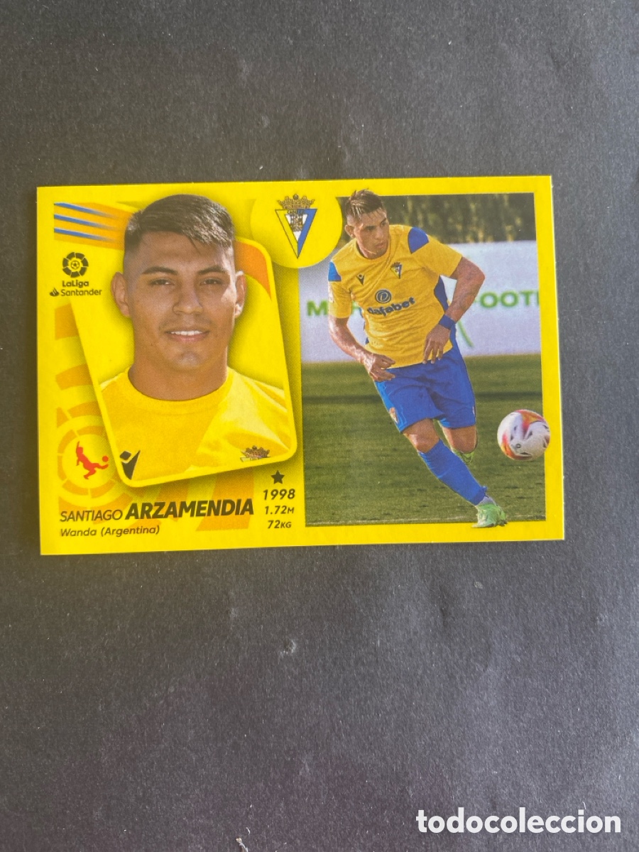 Cromos de f&uacute;tbol: Cromo liga 21/22 C&aacute;diz N* 21 &uacute;ltimos fichajes