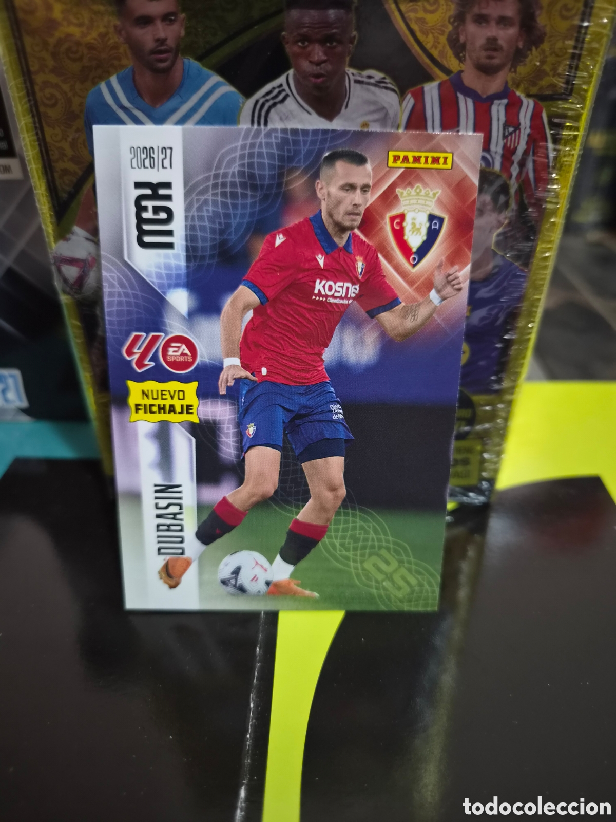 Cromos de f&uacute;tbol: N&deg;467 Nuevo Fichaje Dubasin Megacracks 26/27