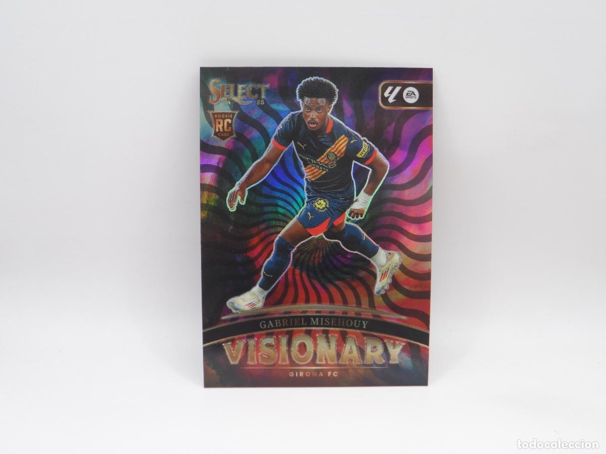 Cromos de f&uacute;tbol: 14 GABRIEL MISEHOUY ROOKIE GIRONA VISIONARY PANINI SELECT 2024 2025 24 25