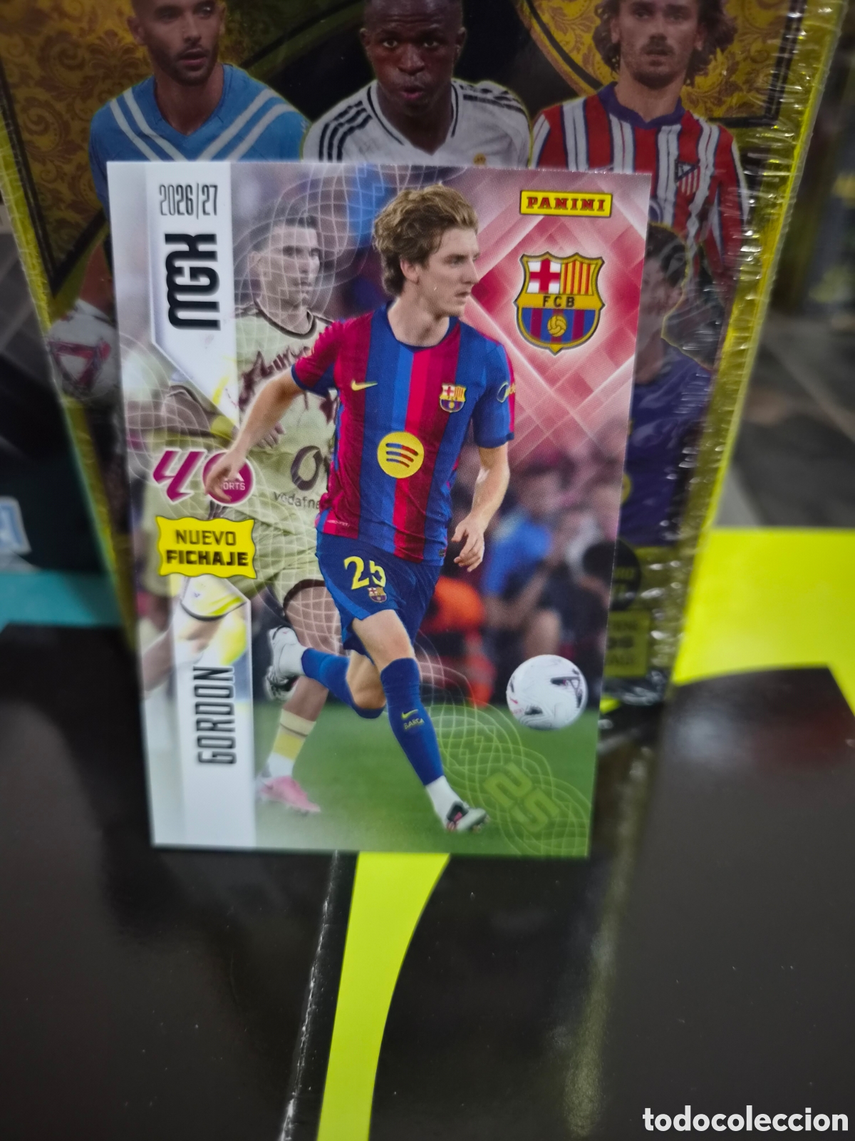 Cromos de f&uacute;tbol: N&deg;468 Nuevo Fichaje Gordon Megacracks 26/27