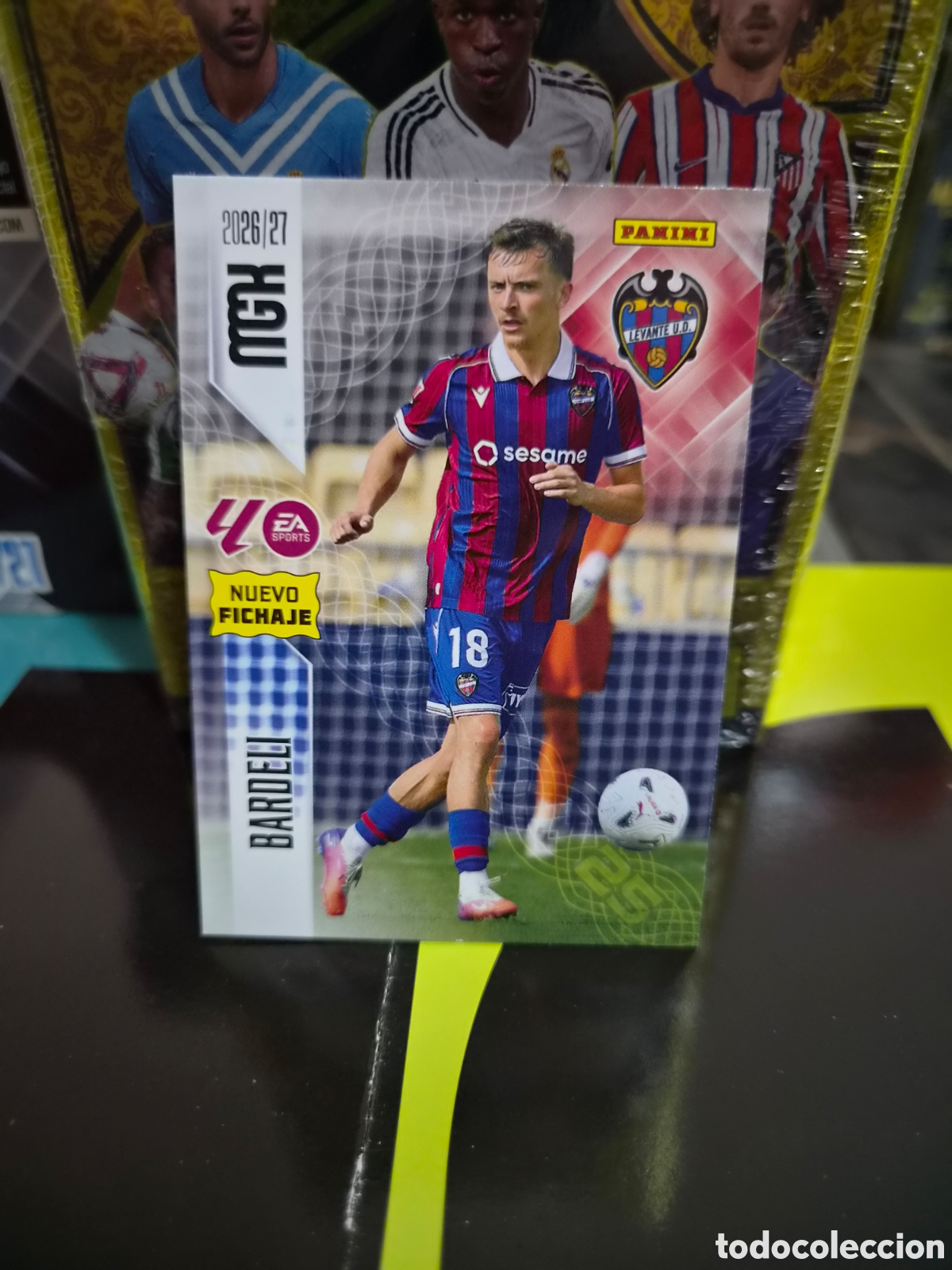 Cromos de f&uacute;tbol: N&deg;470 Nuevo Fichaje Bardeli Megacracks 26/27