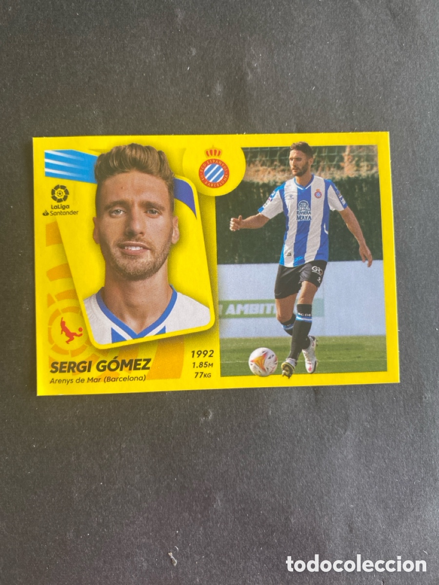 Cromos de f&uacute;tbol: Cromo liga 21/22 Espanyol N* 24 &uacute;ltimos fichajes
