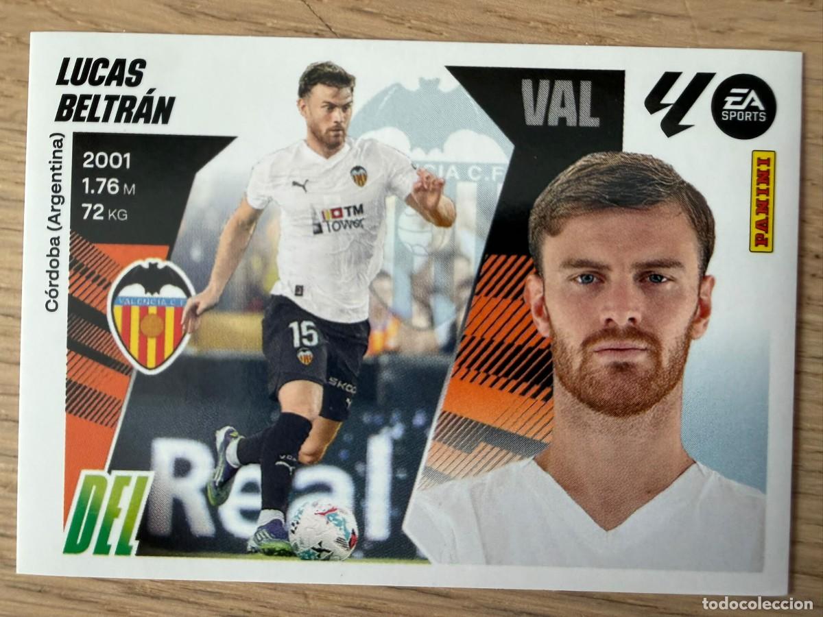 Cromos de f&uacute;tbol: 17 BIS LUCAS BELTRAN COLOCA VALENCIA 25 26 2025 2026 LIGA EA SPORTS COLECCIONES ESTE SIN PEGAR
