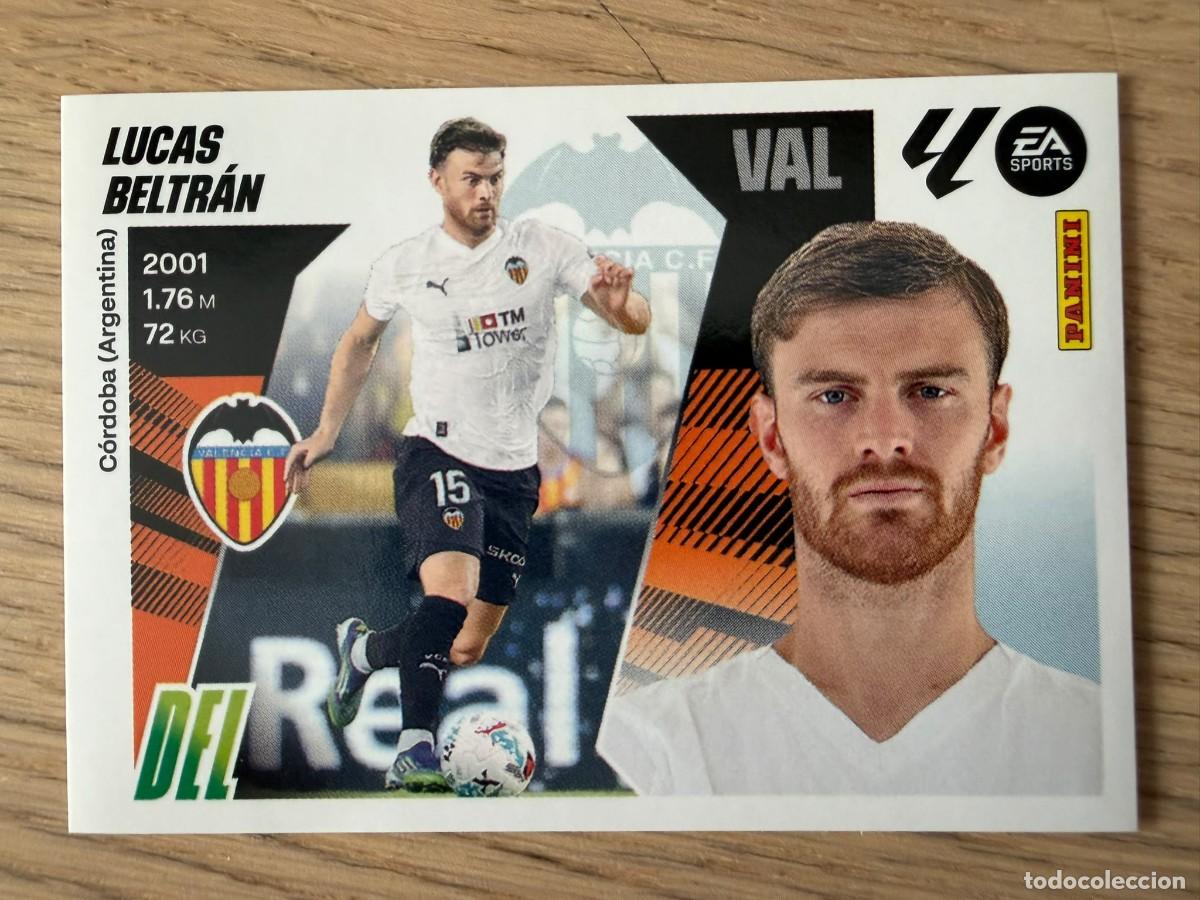Cromos de f&uacute;tbol: 17 BIS LUCAS BELTRAN COLOCA VALENCIA 25 26 2025 2026 LIGA EA SPORTS COLECCIONES ESTE SIN PEGAR