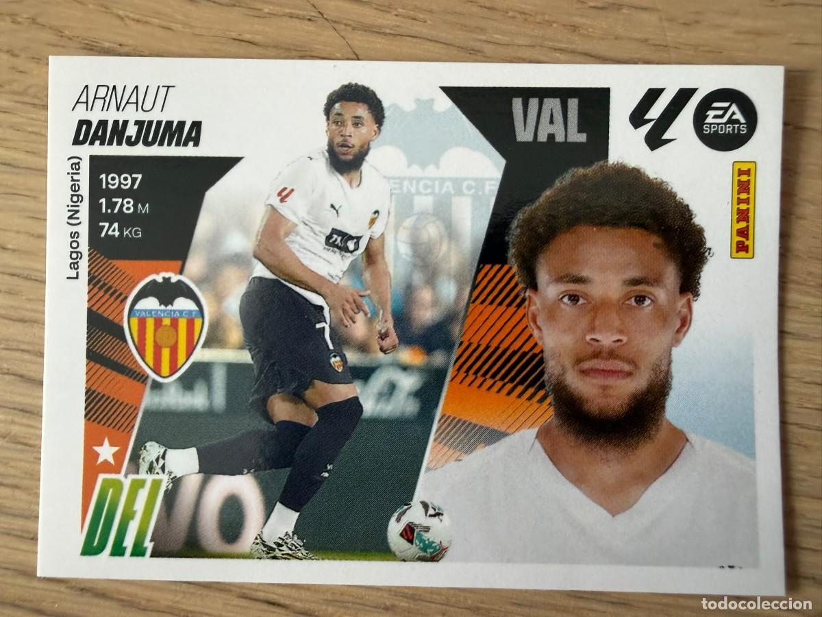Cromos de f&uacute;tbol: 18 BIS DANJUMA COLOCA VALENCIA 25 26 2025 2026 LIGA EA SPORTS COLECCIONES ESTE SIN PEGAR