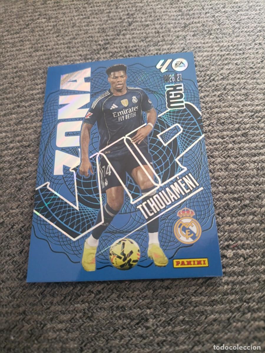 Cromos de f&uacute;tbol: Megacracks 26/27 Tchouameni VIP Real Madrid