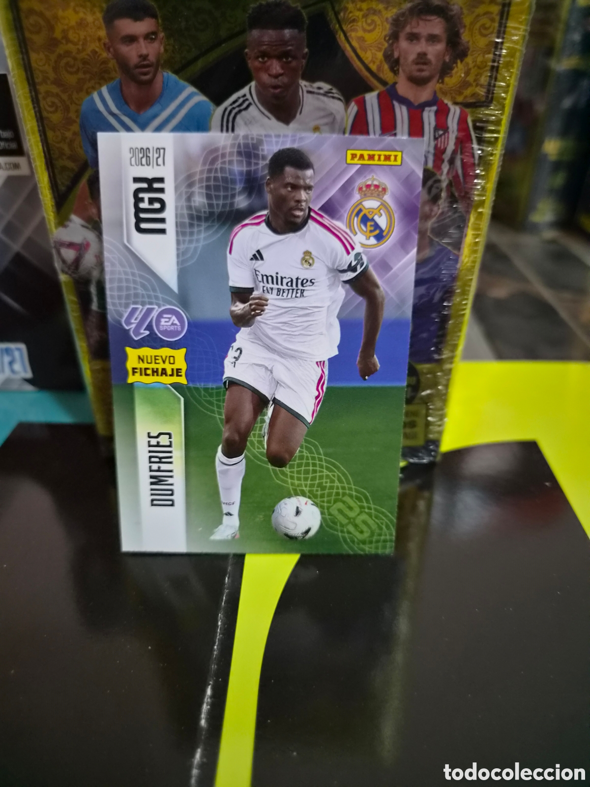 Cromos de f&uacute;tbol: N&deg;472 Nuevo Fichaje Dumfries Megacracks 26/27