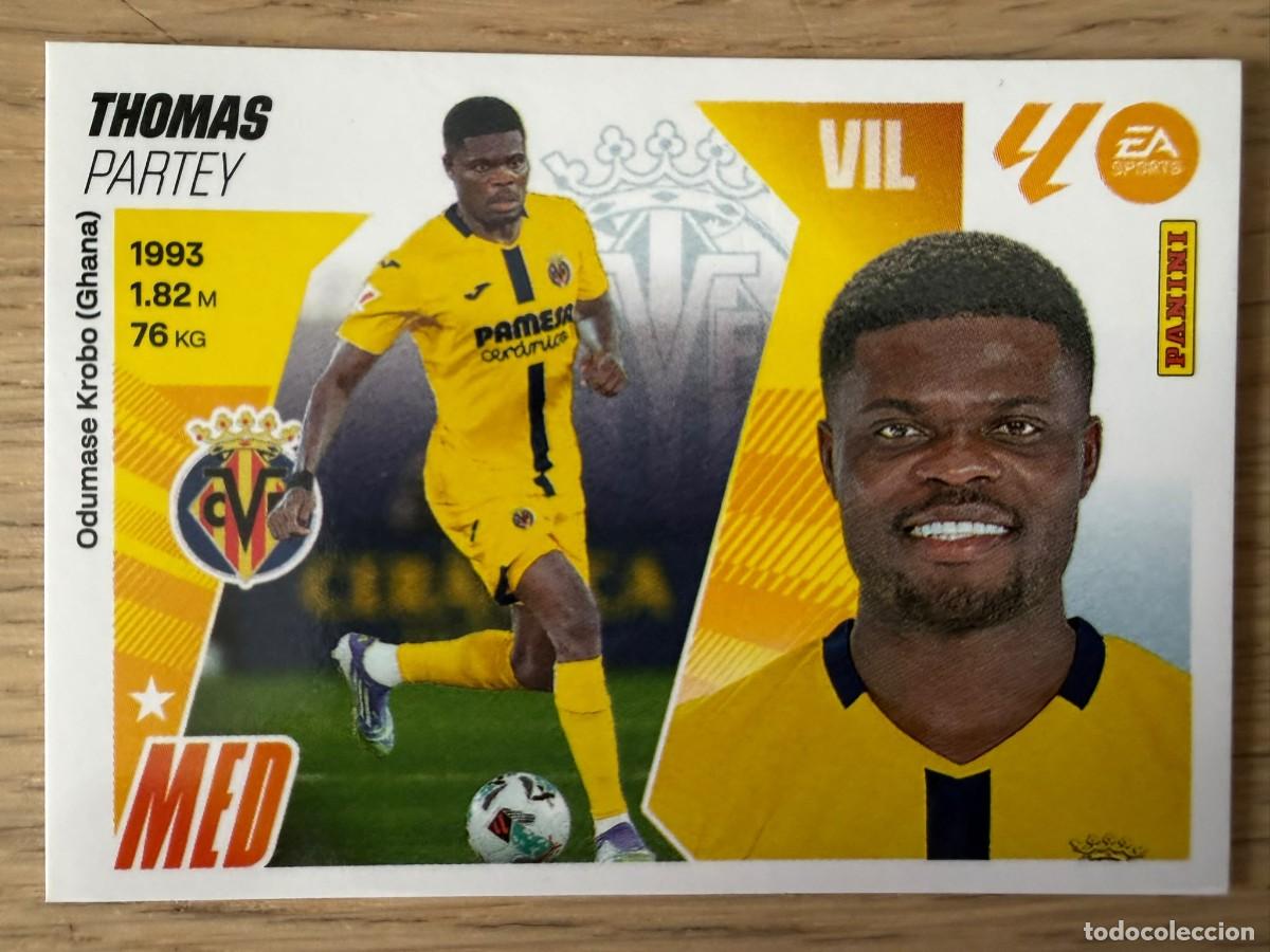 Cromos de f&uacute;tbol: 14 BIS THOMAS COLOCA VILLARREAL 25 26 2025 2026 LIGA EA SPORTS COLECCIONES ESTE SIN PEGAR