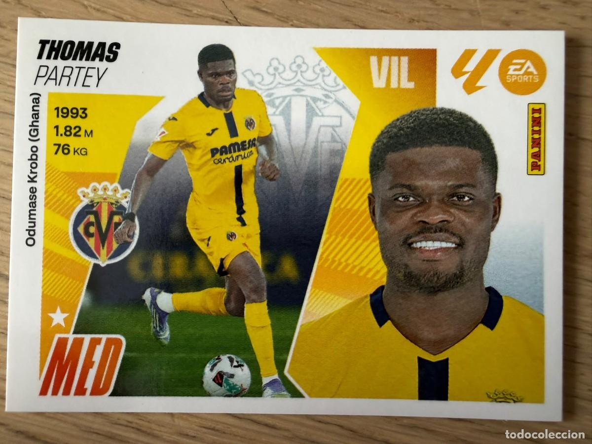 Cromos de f&uacute;tbol: 14 BIS THOMAS COLOCA VILLARREAL 25 26 2025 2026 LIGA EA SPORTS COLECCIONES ESTE SIN PEGAR