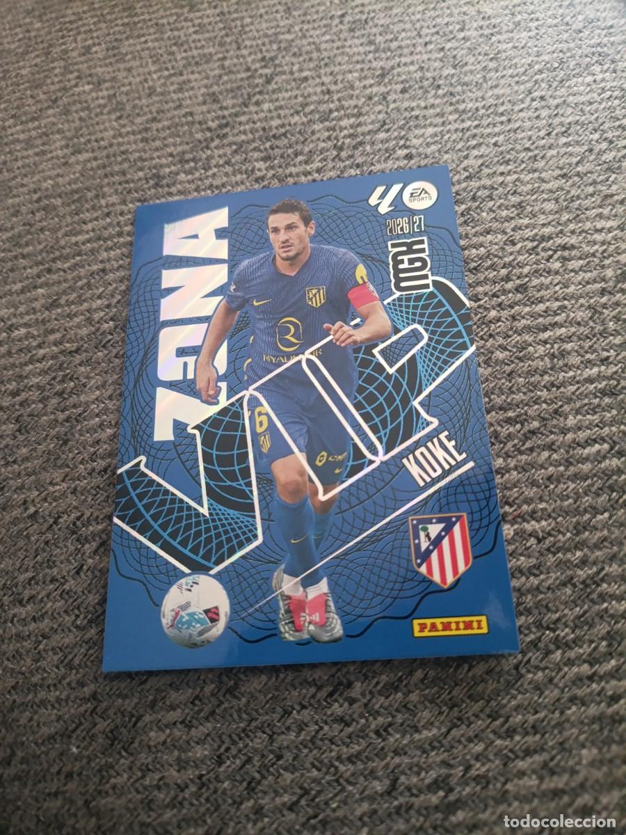 Cromos de f&uacute;tbol: Megacracks 26/27 Koke VIP Atl&eacute;tico de Madrid