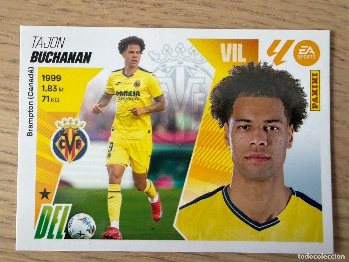 Cromos de f&uacute;tbol: 20 BIS BUCHANAN COLOCA VILLARREAL 25 26 2025 2026 LIGA EA SPORTS COLECCIONES ESTE SIN PEGAR