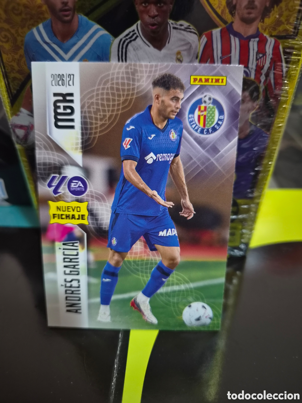 Cromos de f&uacute;tbol: N&deg;474 Nuevo Fichaje Andr&eacute;s Garc&iacute;a Megacracks 26/27