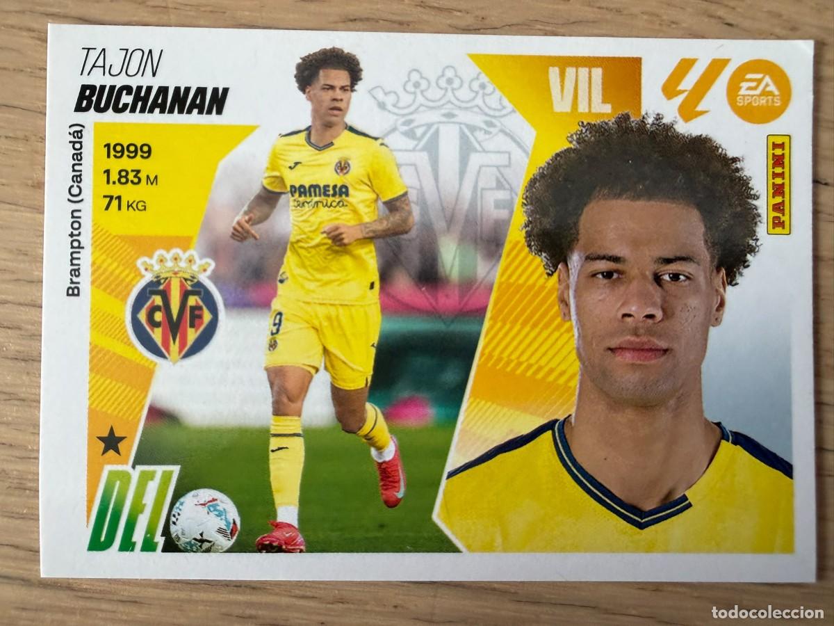 Cromos de f&uacute;tbol: 20 BIS BUCHANAN COLOCA VILLARREAL 25 26 2025 2026 LIGA EA SPORTS COLECCIONES ESTE SIN PEGAR