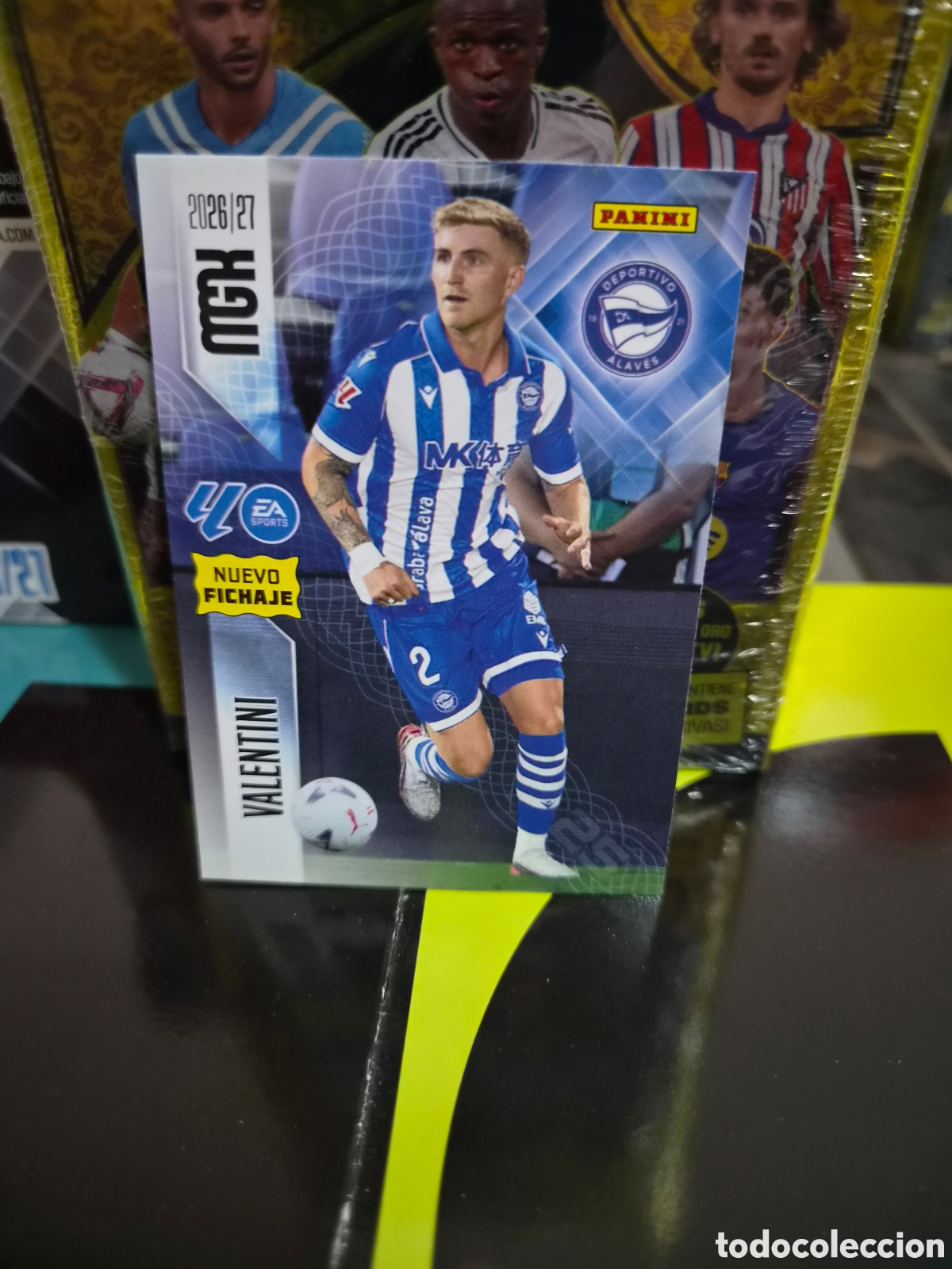 Cromos de f&uacute;tbol: N&deg;475 Nuevo Fichaje Valentini Megacracks 26/27