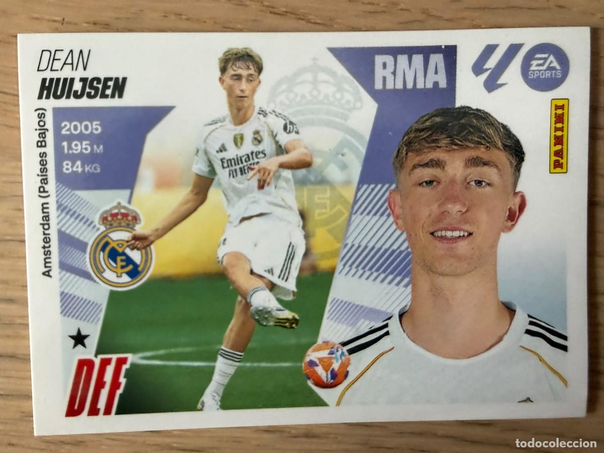 Cromos de f&uacute;tbol: FICHAJE 1 HUIJSEN REAL MADRID 25 26 2025 2026 LIGA EA SPORTS COLECCIONES ESTE SIN PEGAR
