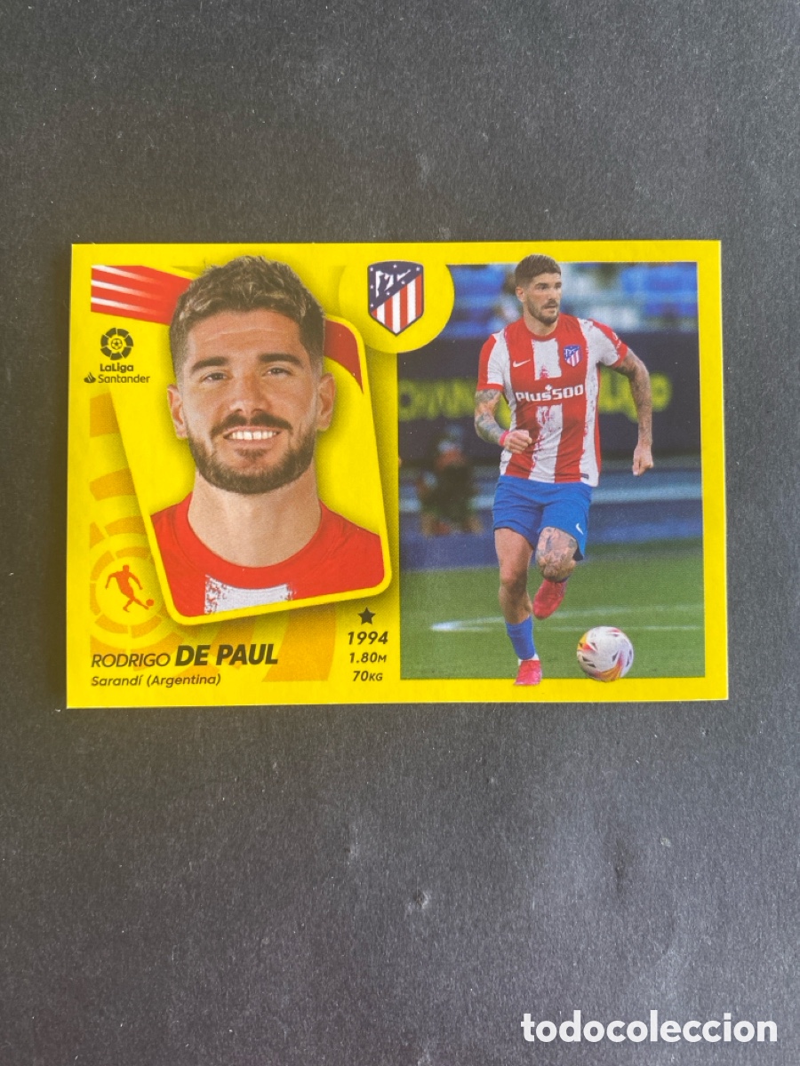 Cromos de f&uacute;tbol: Cromo liga 21/22 Atl&eacute;tico de Madrid N* 28 &uacute;ltimos fichajes