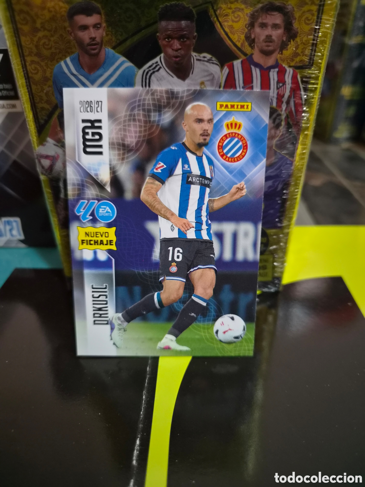 Cromos de f&uacute;tbol: N&deg;476 Nuevo Fichaje Drkusic Megacracks 26/27