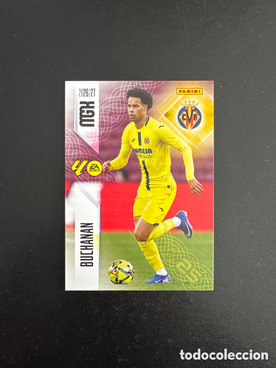 Cromos de f&uacute;tbol: BUCHANAN VILLARREAL N&Uacute;MERO 374 MEGACRACKS 2026 2027