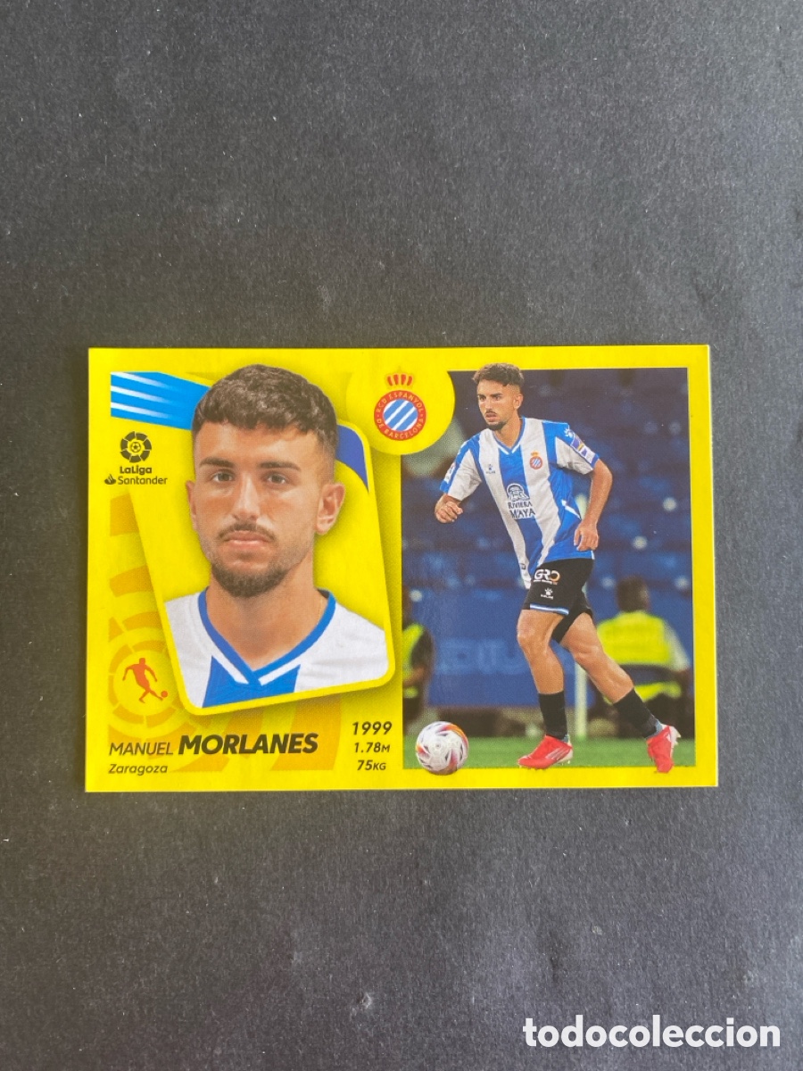Football Stickers: Cromo liga 21/22 Espanyol N* 34 &uacute;ltimos fichajes