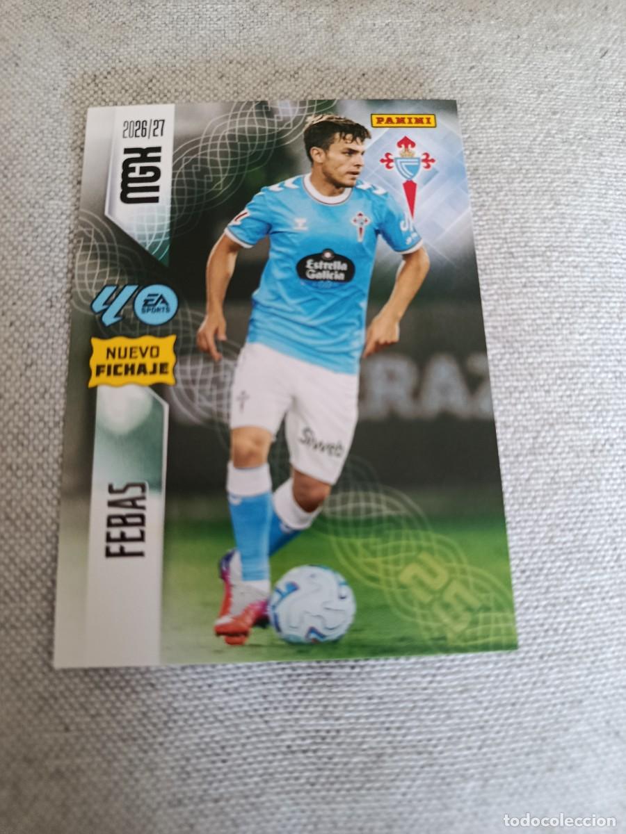 Cromos de f&uacute;tbol: Megacracks 26/27. 483- Febas. Celta. Nuevo fichaje.