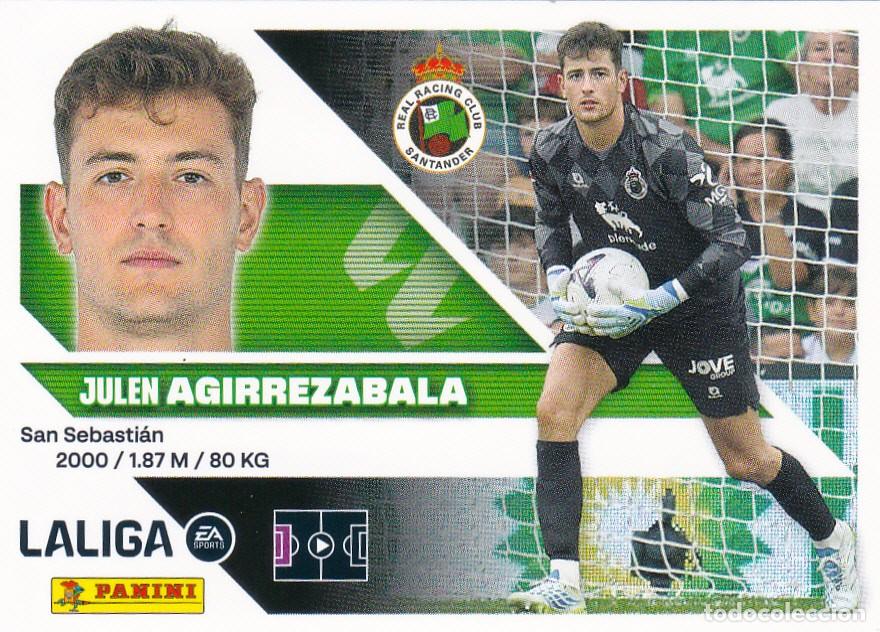 Cromos de f&uacute;tbol: ESTE 2026-27 * AGIRREZABALA * N&ordm; 3 - 3&ordf; EDICI&Oacute;N DEL RACING (NUEVO DE SOBRE) (A-20)